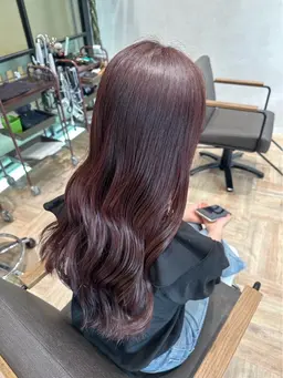 透明感ヘアカラー➕スリーステップトリートメント