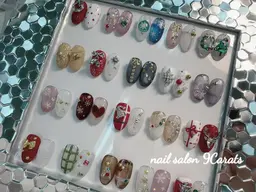 ジュニアコース🎄【X'mas限定】★超豪華店内サンプルから好きなアート4本組合可能¥5980