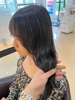 【 デザインカラー🧚‍♀️ 】コントラストハイライト + うる艶々カラー