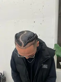 ヘアセット【コーンロウ4本まで】