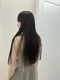 カット＋パーマ落とし（ボリュームダウンもできます）