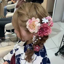 🤍ヘアセット浴衣ヘア🤍