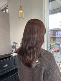似合わせカット/透明感カラー  ※鎖骨下ロング料金