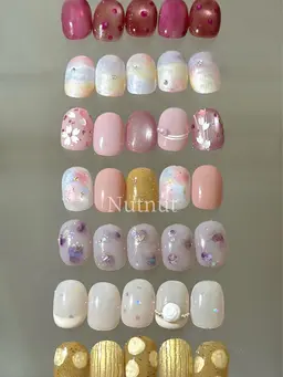 春桜のデザイン定額ネイルモデル限定