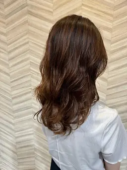 コテ巻き風パーマ20代30代ロングからセミロング(インスタ載せてくれる方無料)