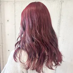 🐷3月平日限定クーポン🐷ブリーチなしダブルカラー＋トリートメント#艶カラー＃暖色カラー