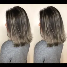 〔50%オフ⭐️ホワイトブリーチ使用❣️〕爆人気ホワイトブリーチハイライト+イルミナカラー