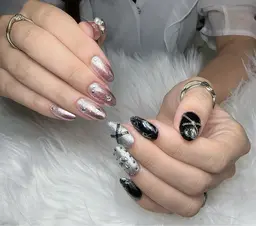 🌈自爪持ち込みデザイン(パーツなんでもOK、時間内アート10本、痛ネイル特殊デザイン除く)