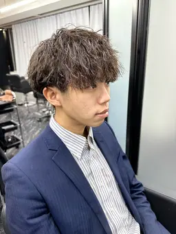 【一撃でモテる☆】 メンズカット+カラー+パーマ