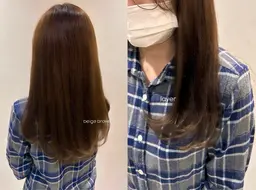 カット+SLKトリートメント+ワンカラー🤎(3センチ以上カット可能な方)