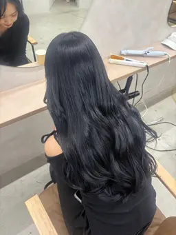 カット＋うる艶カラー＋ 3STEPトリートメント¥7500