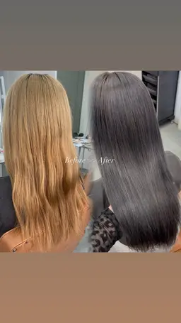 【 ミニモ学割 U24 】ワンカラー ➕ 髪質改善トリートメント🩵ྀི