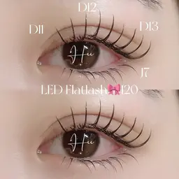 まつエク🎀LED Flatlash🎀1h 付け放題MAX140本🩵通常¥8,800🔛¥5,000💓