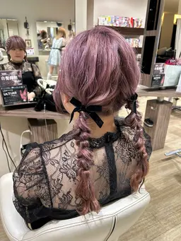 【お呼ばれ/ライブ etc】ヘアセット🍒