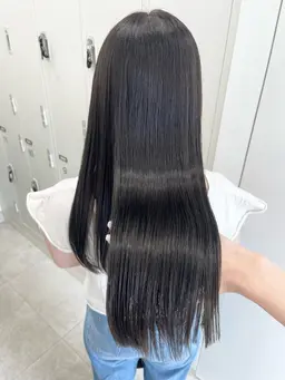 【 髪質改善 】プレミアム縮毛矯正+シャンプー+フローディアトリートメント