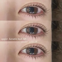 【2月平日】パリジェンヌorケラチンラッシュリフト(上)✖️下エクステ20本