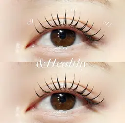 ❄️&Healthy(アンドヘルシー)フラット120本+まつげパーマ