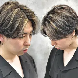 【先着限定🔥‼️】メンズカット+ハイライトメッシュ⚡️(ミニモ学割も含まれます🤜)