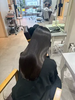 カット+髪質改善酸性ストレート+最高級ケアトリートメント