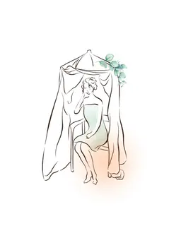 【回数券購入済みの方】ハーブテント🌿（足湯・ハーブティー付）