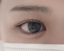 🪽上フラットラッシュ120本+下まつ毛パーマ🪽