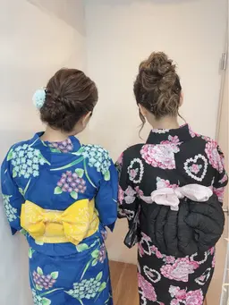 👘浴衣着付け＋ヘアセット🎆