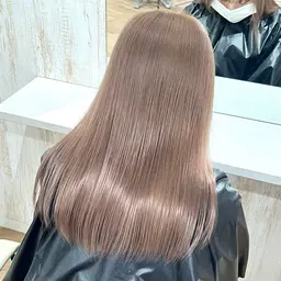 🍇ブリーチなしダブルカラー🍇カラー✖️2回➕超音波ﾄﾘｰﾄﾒﾝﾄ➕コテ巻き⭕️ミニモ学割