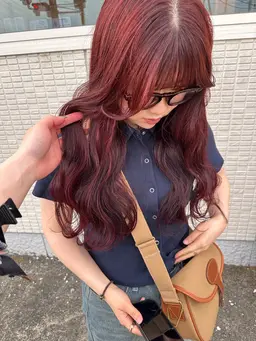 【#とぅるん髪キープ♡】カット＋カラー＋色持ち🆙TR