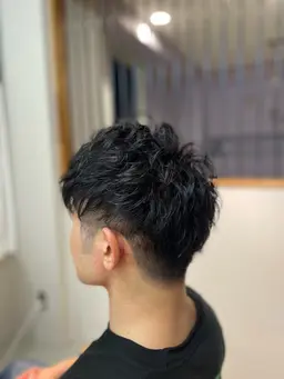 【メンズ限定】似合わせカット＋お手入れ簡単ニュアンスパーマ¥9,900