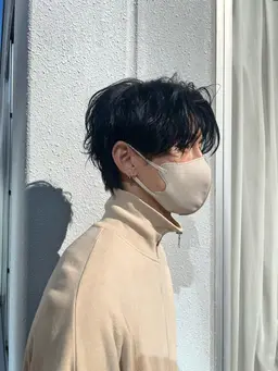 【メンズ限定 🫧マッシュスタイル！トリートメント無料💫】カット+パーマorカラー