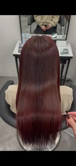 ♡人気Ｎｏ.1♡     毛先調整カット➕髪質改善カラー