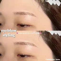 【3回目まで3,500円👀💖※2ヶ月以内来店】垢抜け眉に♡🪄黄金比🩵美眉アイブロウスタイリング（毛量調整なし）