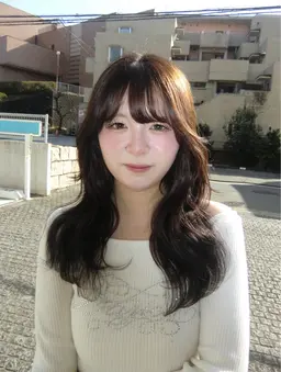 【透明感カラー🎀】ブリーチなしダブルカラー+カット(前処理込)