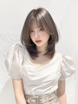 【ブリーチなしで透明感🫧】ブリーチなしのダブルカラー🌈トリートメント❣️