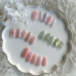 付け替えオフ代込❤️大人アートネイル🌼4つのサンプルからお選びいただけます💕