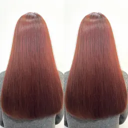 カット✂️＋カラー＋酸熱トリートメント💭ྀི《仕上げにアイロンして後ろ姿から綺麗に✨️》