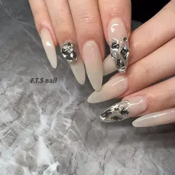 ハンド🌟大体のデザインお持ち込みコース　【アート4本パーツ20個まで】