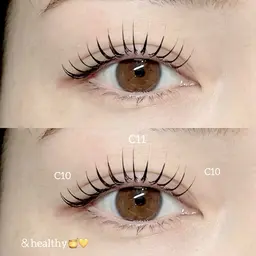 【新技術導入価格!!】＆healthy🍯💛フラット120本×まつ毛パーマ