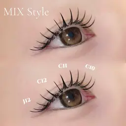 【 束感にオススメ🌟】フラットラッシュ120本 つやつやコーティング付き🫧