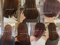 【暖色🌠】ナチュラルブラウンカラー➕カット➕潤いトリートメント