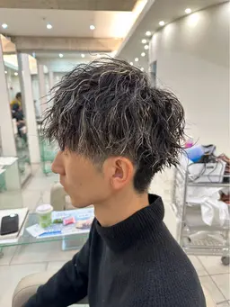 【平日限定】メンズカット+ツイストスパイラルパーマ