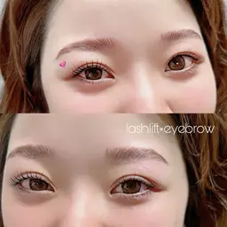 まつ毛パーマ×アイブロウラミネーション