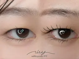 &healthy 🎀アンドヘルシー(オフなしフラットラッシュ100本+パーマ)