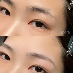 《持続力✨眉毛の毛流れ矯正🗯️メンズok》美眉アイブロウWAX＋ハリウッドブロウリフト ¥4900