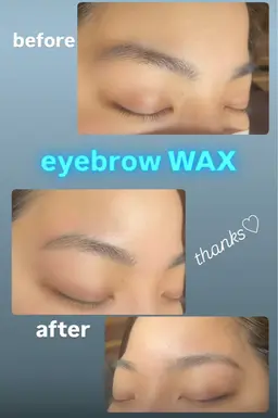 美眉🩷アイブロウワックス🩷保湿ケア、メイク仕上げ込み！