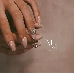 【先着20名様限定】ベーシックフレンチ(ベースカラー込み) (オフ代込み/パーツ等追加される場合は別途料金)