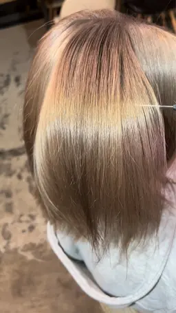 ✨️大絶賛✨️ブリーチ毛の方のみ限定🌟髪質改善カラー+高濃度トリートメント🏵