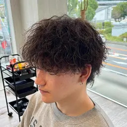 🔥メンズおすすめ🔥【カット➕波巻きパーマ🌀】当日予約OK🙆‍♂️
