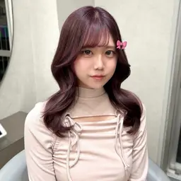 【🩶韓国風コテ巻きパーマ🩶】コールドパーマ＋カット+超音波トリートメント❄️（デジタルパーマに変更＋¥1000）