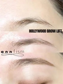 【HBL +黄金比スタイリング】ハリウッドブロウリフトと黄金比眉waxスタイリングset